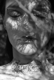 Réalisation d’un body painting pour la chorégraphe et photographe Karine Saporta