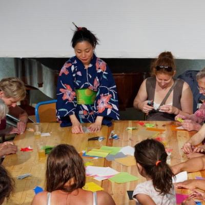 Contes en origami et en ayatori atelier Junko Murakami