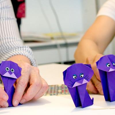 Contes en origami et en ayatori atelier Junko Murakami